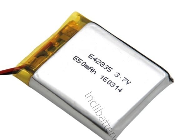 3.7V 650mAh 642835 Lithium Polymer Battery for Smart Home Devices