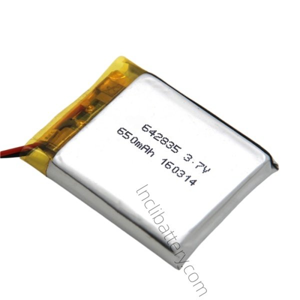 3.7V 650mAh 642835 Lithium Polymer Battery for Smart Home Devices