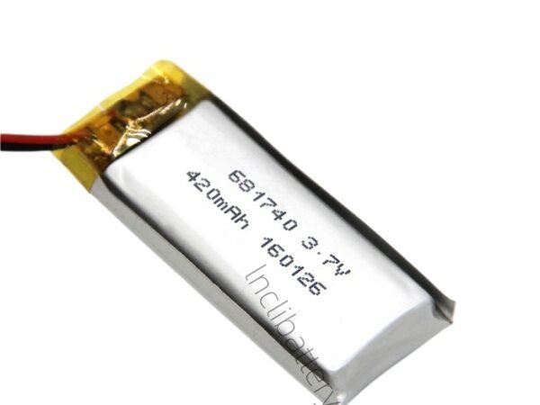 3.7V 420mAh 681740 Rechargeable LiPo Battery for Digital Measuring Instruments