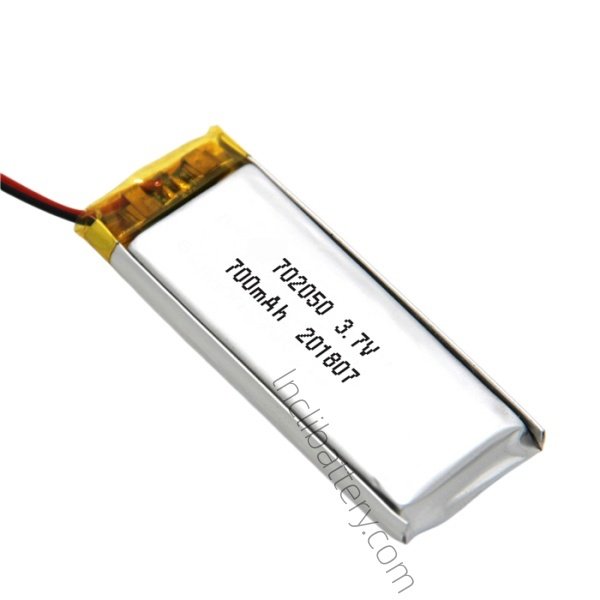 3.7V 700mAh 702050 Rechargeable Lithium Polymer Battery for Handheld Test Equipment