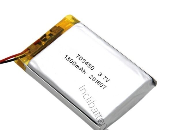 rechargeable 1300mAh LiPo battery model LNC703450