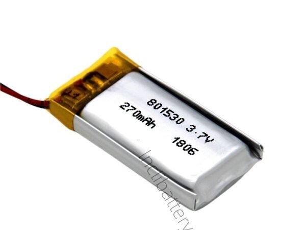 mini 270mAh lithium polymer battery LNC801530