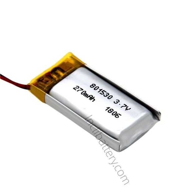 mini 270mAh lithium polymer battery LNC801530