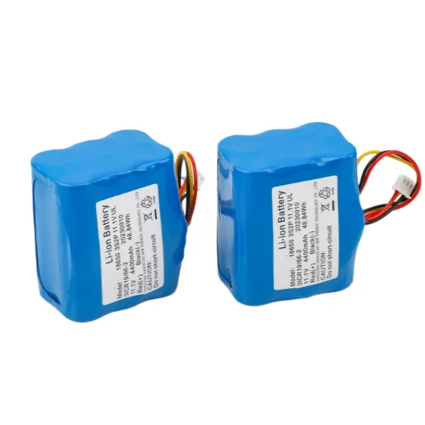 11.1V 4.4Ah 18650 Li-ion Battery Pack 3S2P with BMS Protection