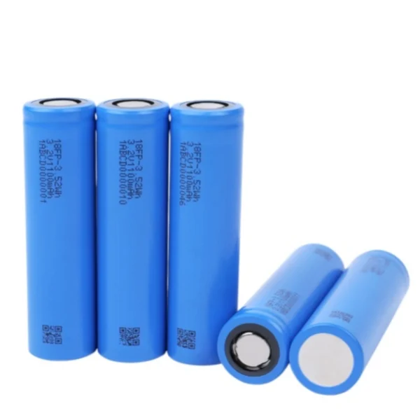 18650 3.2V 1100mAh LiFePO4 3.2V 1100mAh 18650 LiFePO4 high-rate battery cell