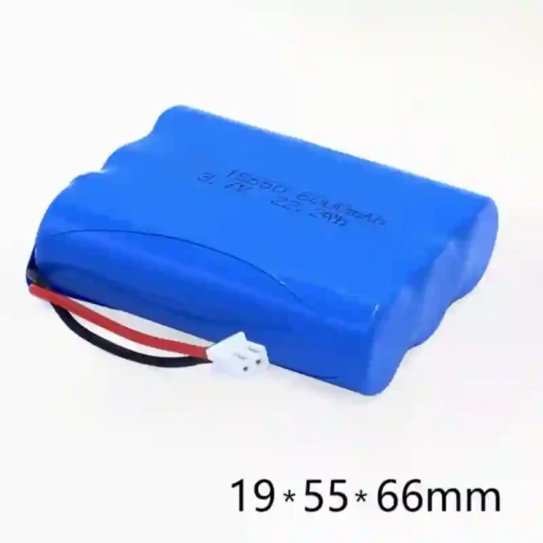 Custom 3.7V 6Ah 18650 Li-ion Battery Pack 1S3P Rechargeable Battery