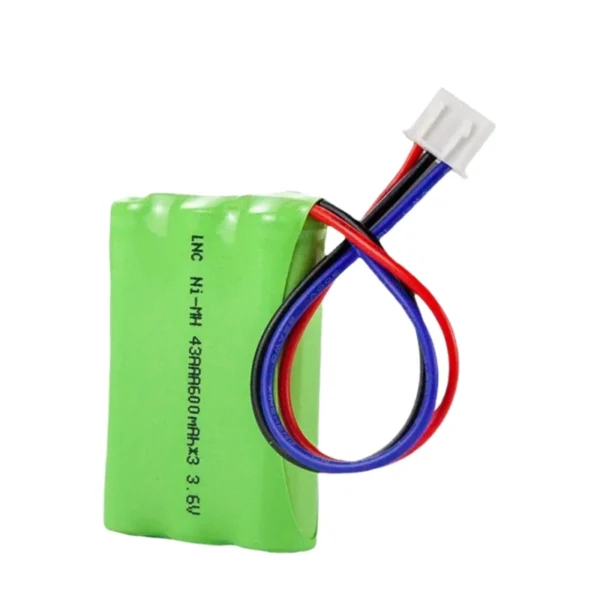 NiMH-43AAA 3.6V 600mAh Rechargeable Nickel Metal Hydride Battery Pack