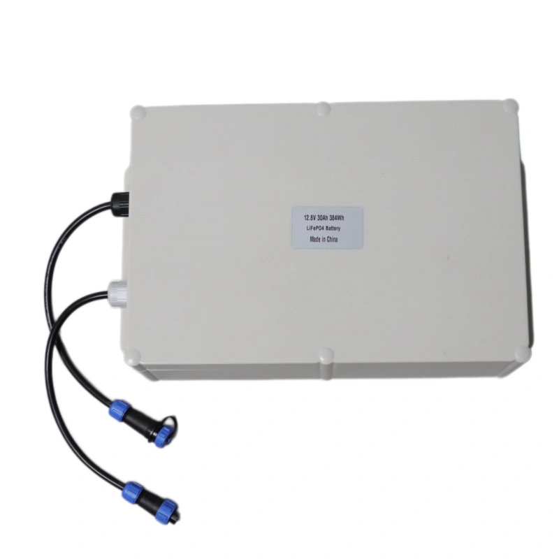 12.8V 30Ah LiFePO4 Solar Battery with Built-in 10A Solar Charge Controller - Image 2