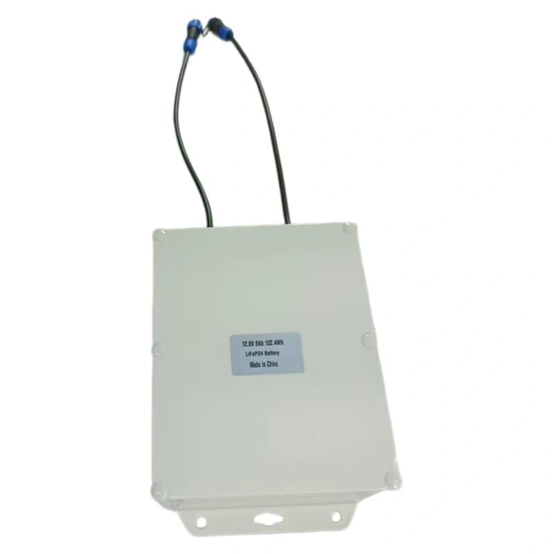 12.8V 12Ah LiFePO4 Battery with 10A Charge Controller for Solar Lighting