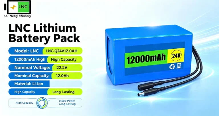 22.2V 12Ah 6S4P Li-ion Rechargeable Battery Pack for Power Storage and Industrial Equipment