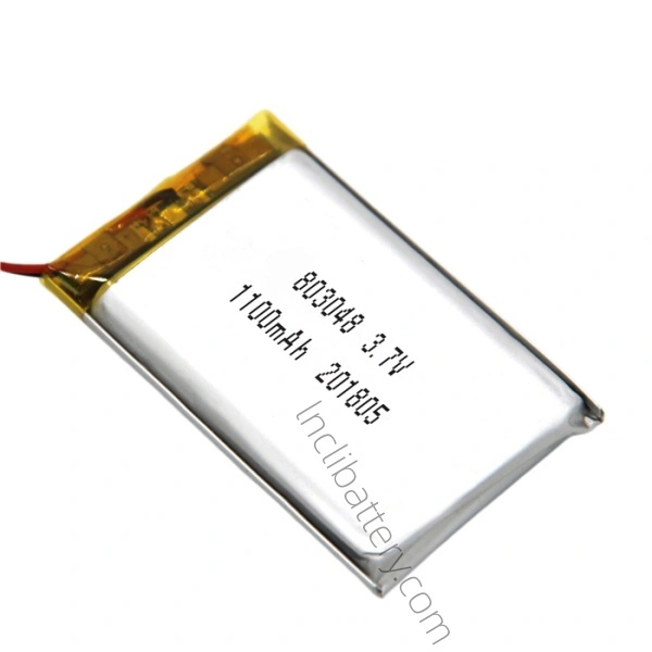 803048 1100mAh 3.7V Rechargeable LiPo Battery