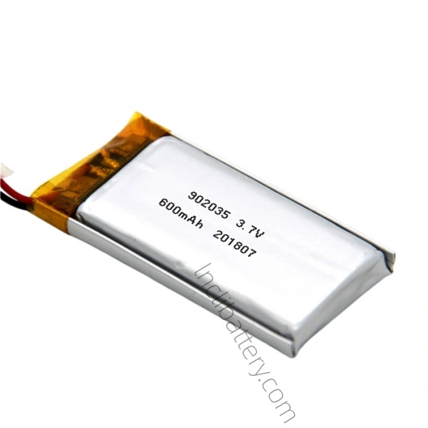 902035 600mAh 3.7V Rechargeable LiPo Battery
