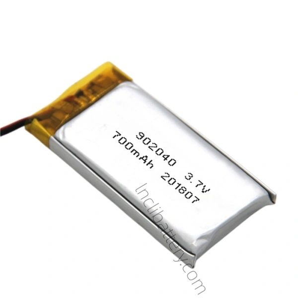 902040 700mAh 3.7V Rechargeable LiPo Battery