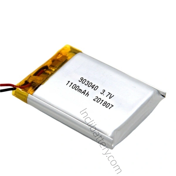903040 1100mAh 3.7V Compact Rechargeable LiPo Battery