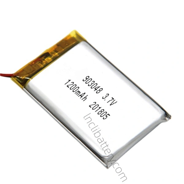 903048 1200mAh 3.7V Rechargeable LiPo Battery for Portable Electronics
