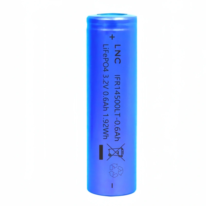 IFR14500LT-600 3.2V 600mAh ultra-low temperature LiFePO4 cylindrical battery cell