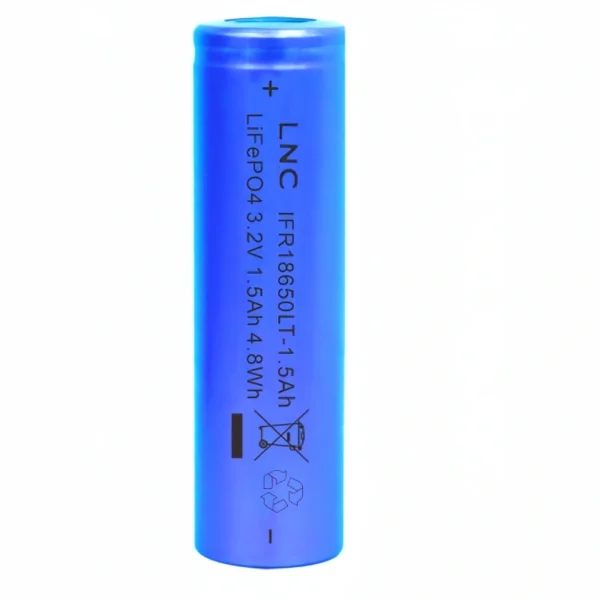IFR18650LT-1500 3.2V 1500mAh ultra-low temperature LiFePO4 cylindrical battery cell