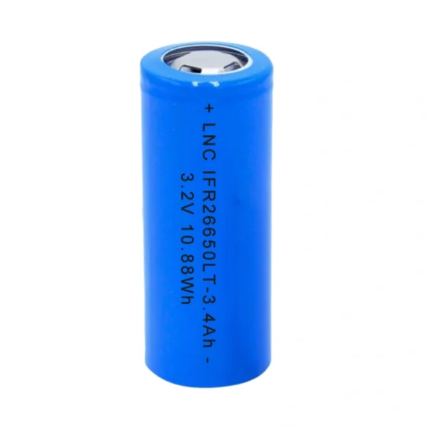 IFR26650LT-3400 3.2V 3400mAh low temperature LiFePO4 cylindrical battery cell